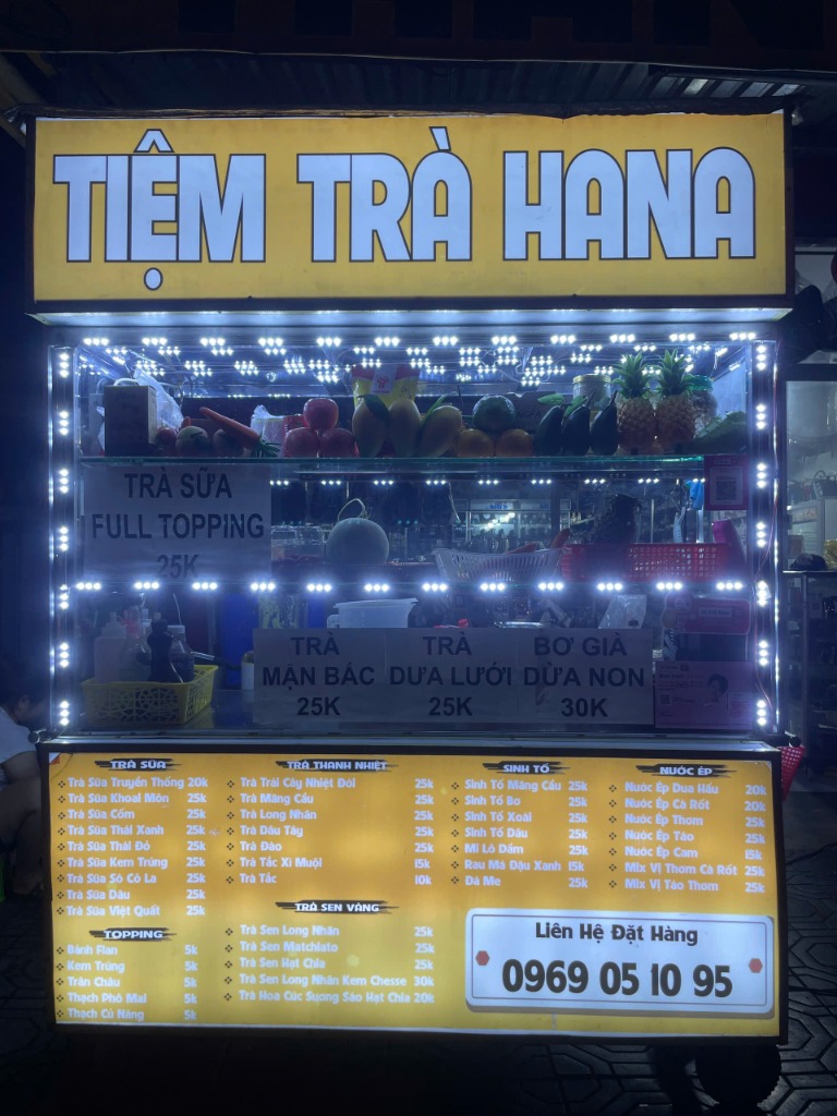 Xe Tiệm Trà Hana